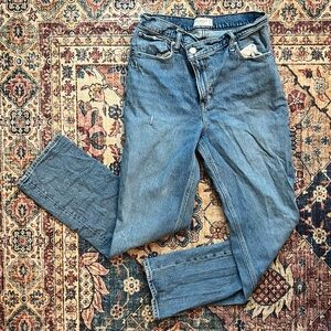 Abercrombie & Fitch Blue Straight Leg Jeans